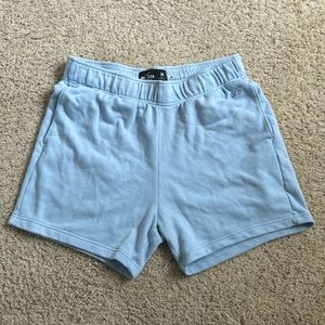 Light Blue Hollister Sweat Shorts